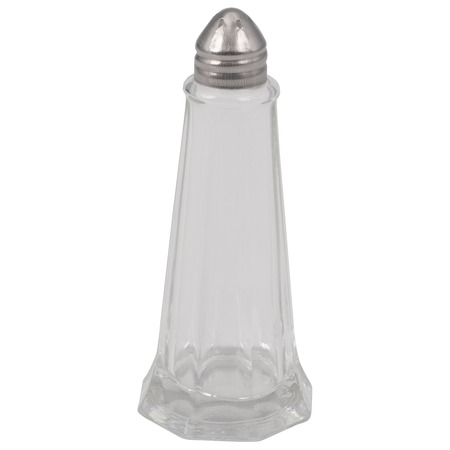 STANTON TRADING Tower Salt/Pepper Shaker 1oz GlassS With Stainless SteelTop 1DZ 1003SP
